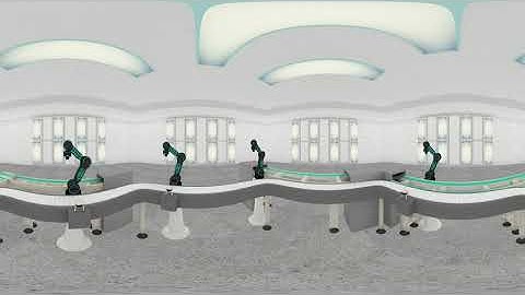 Assembly line in Virtual Reality with Blender #2