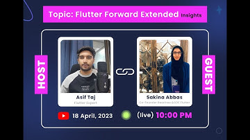 Flutter Forward Extended Insights with Sakina Abbas Flutter GDE