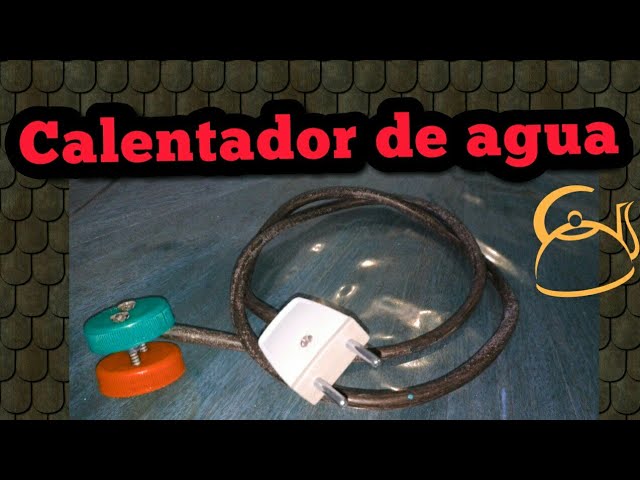 Como hacer un calentador de agua electrico. MUY FACIL Y BARATO 