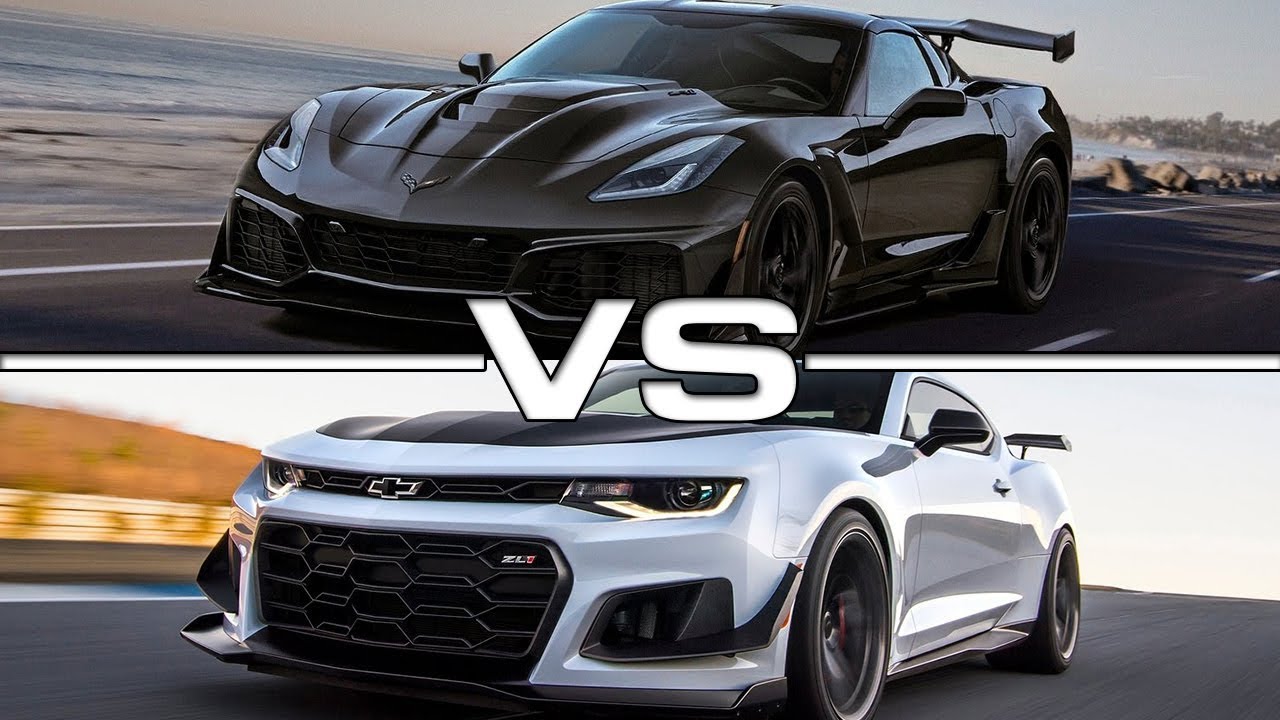 2019 Chevrolet Corvette ZR1 vs 2018 Chevrolet Camaro ZL1 Technical ...