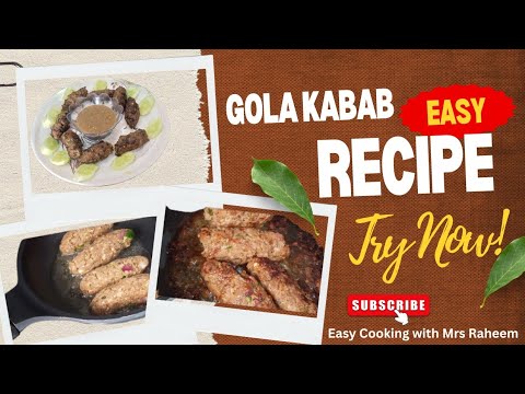 Raheem Cook لاجواب گولا کباب کی مکمل ترکیب | Juicy & Spicy Gola Kabab Full Recipe# ...