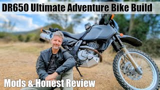 DR650 Ultimate Adventure Bike Build  Mods & Long Term Honest Review