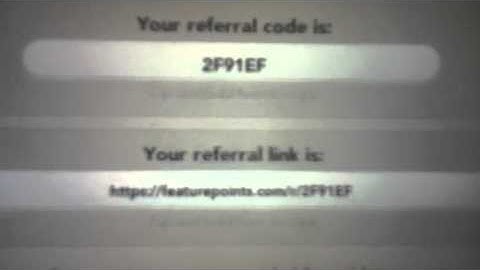 Plz use my referral code on featurepoints