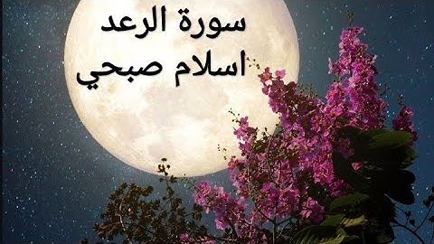 سورة الرعد اسلام صبحي