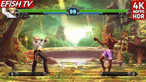 King vs Hwa Jai (Hardest AI) - KOF XIII | 4K 60FPS