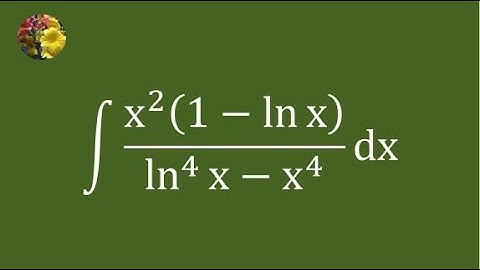 Solving indefinite integral using algebraic manipulation