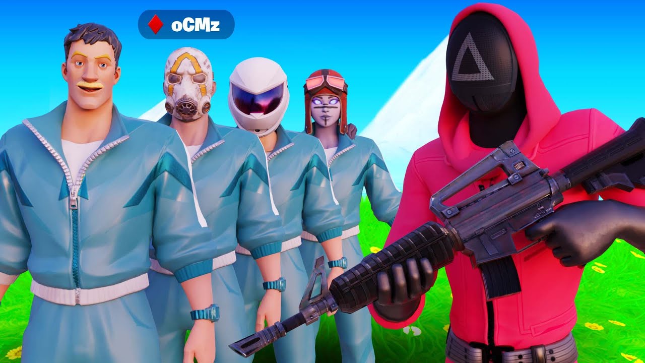 فورتنايت : فعالية مسلسل لعبة الحبار ✔️❌ ( مين يفوز 🤑💰 )