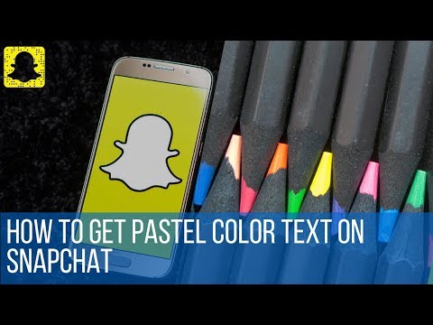 How To Get Pastel Colors On Snapchat