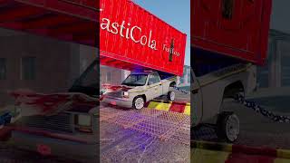 Flatbed Truck Tow Cars with Chain vs Gutter | BeamNG.drive