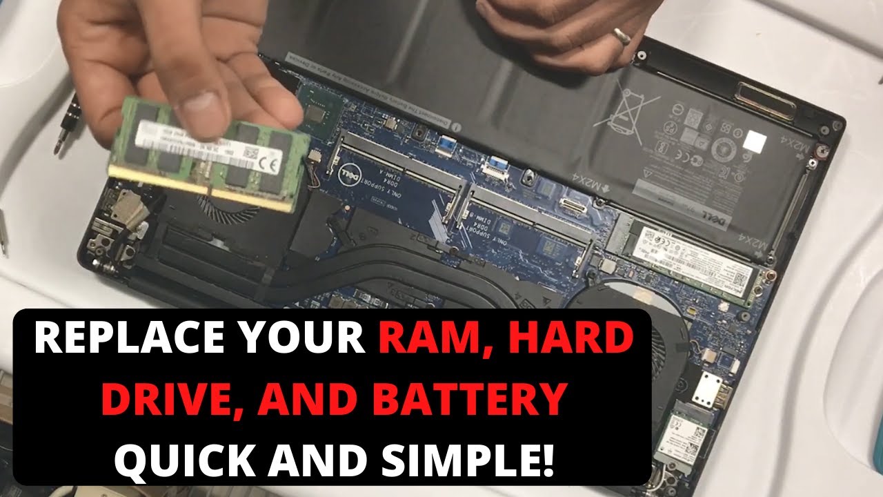 How to replace RAM, Hard Drive, and Battery on a Dell Precision 5530 -  escueladeparteras