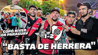 REACCIÓN CON LOS HINCHAS / 🇵🇾 LIBERTAD 1-2 RIVER 🇦🇷 / COPA LIBERTADORES