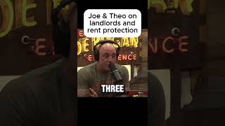 Joe & Theo on landlords and rent protection #joerogan #theovon #jre
