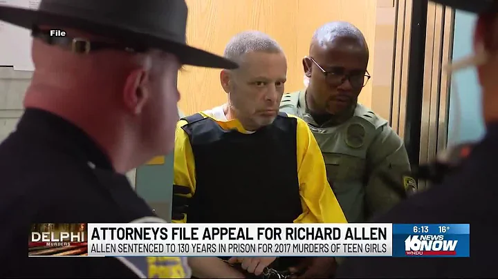 Attorneys file appeal for Richard Allen in Delphi murders case