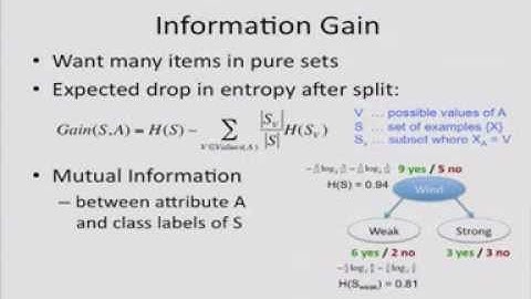 Decision Tree 4: Information Gain