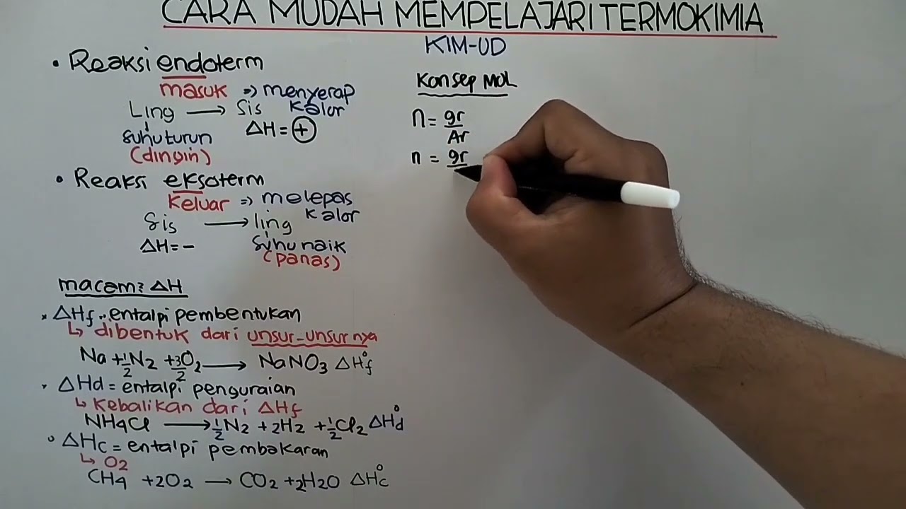 CARA MUDAH MEMPELAJARI TERMOKIMIA