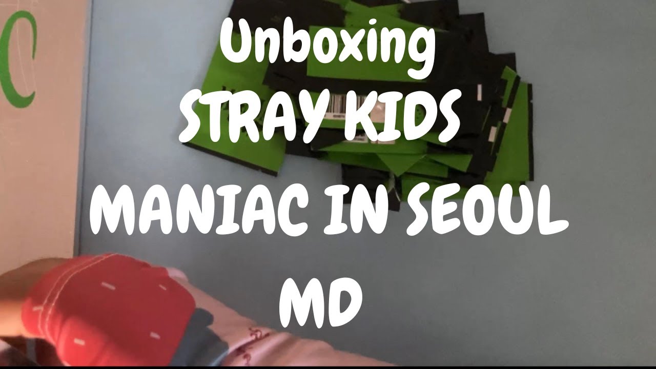 Stray Kids 스트레이키즈 Maniac Seoul MD Merch Unboxing - YouTube