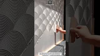 Wall Painting Tool Innovation For 3D Pattern Texture And Decorative Design