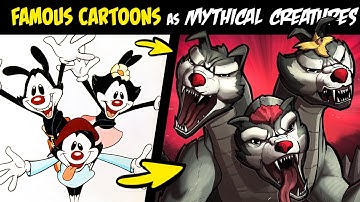 What if FAMOUS CARTOONS Were MYTHICAL CREATURES?! (Lore & Speedpaint)