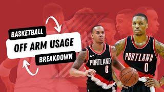 Get by any DEFENDER - PORTLAND TRAILBLAZERS' OFF ARM usage breakdown (ft. Damian Lillard)