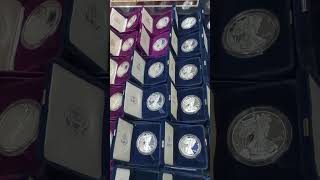 SOLD Consecutive Year Silver Eagle PROOFS #coin #coincollecting #silver #silverstacking