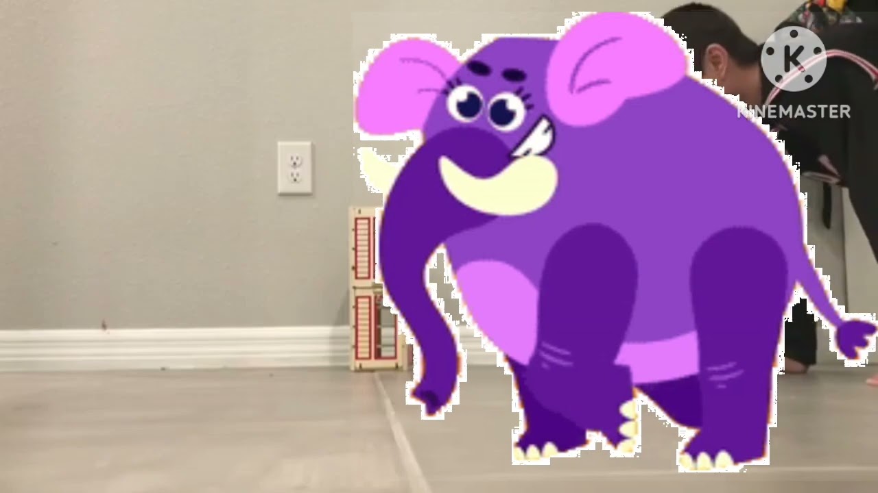 Purple Elephant broke the clock