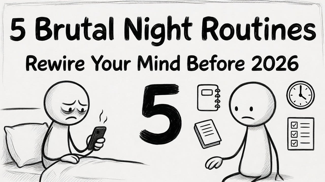 5 Brutal Night Routines That Rewire Your Brain Before 2026 | Stickman Explainer