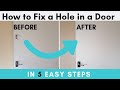 How to Fix a Hole in a Door in 5 Easy Steps