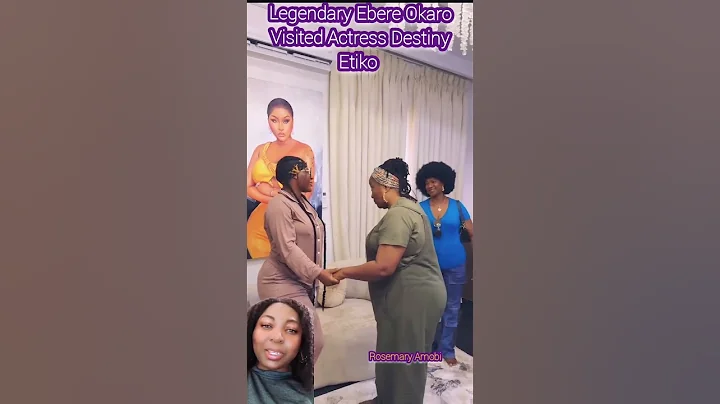 An Emötionål Moment Nollywood Legendary Ebere Okaro Visited Actress Destiny Etiko With Lots Of Gifts