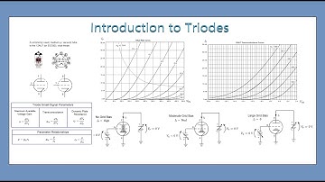 Topic 60: Vacuum Tube Triode Basics
