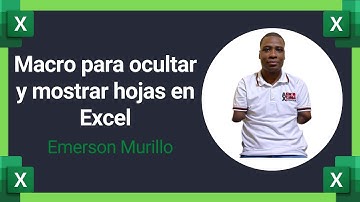 Macro para ocultar y mostrar hojas en Excel