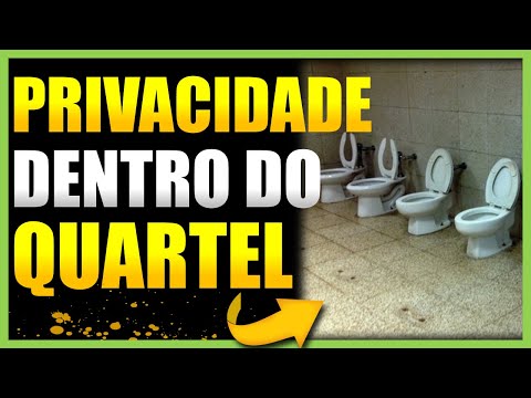 Vídeo: O que eles chamam de banheiro no exército?