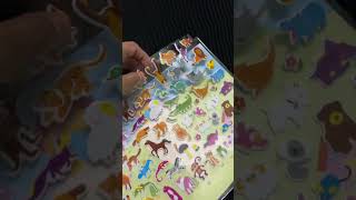 Unboxing video | animal stickers #viral #shorts #trending #stickers #animals #stationaryhaul