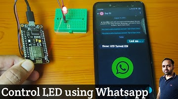 How to Control LED using Whatsapp | Twilio | ThingEsp | ESP8266 Projects