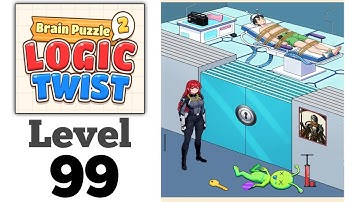Brain Puzzle 2 Logic Twist level 99 Guide Walkthrough Solution
