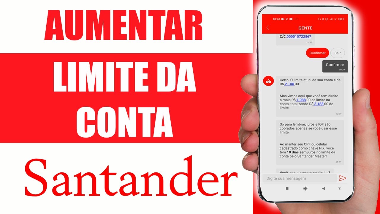 AUMENTAR LIMITE DA CONTA NO SANTANDER PASSO A PASSO YouTube AUMENTAR LIMITE DA CONTA NO SANTANDER PASSO A PASSO YouTube
