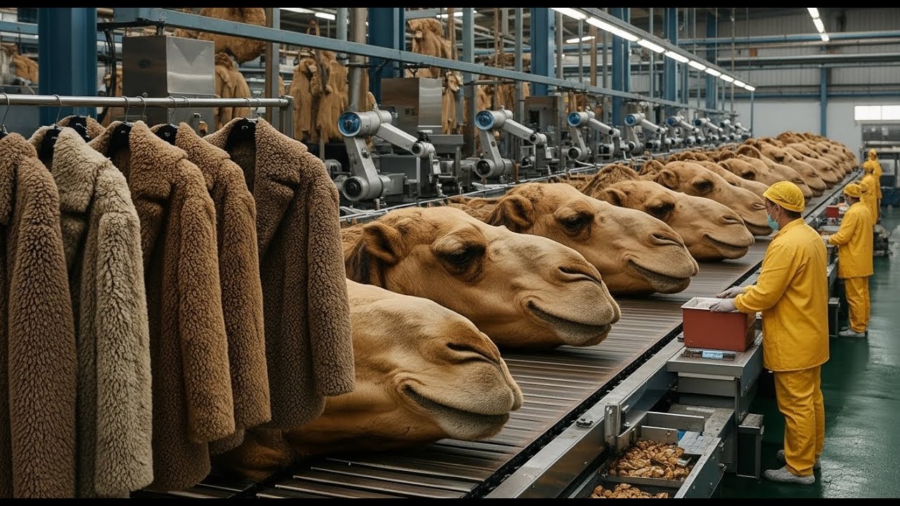 Inside a $5,000 Camel Coat Factory How Luxury  Wool Is Made (Full Process)