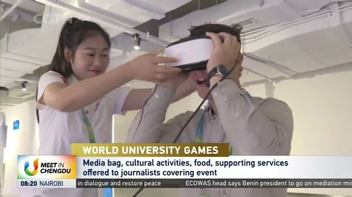 FISU WORLD UNIVERSITY GAMES: Sports Scene anchor Mike Fox visits Main Media Center｜MMC｜Chengdu - DayDayNews