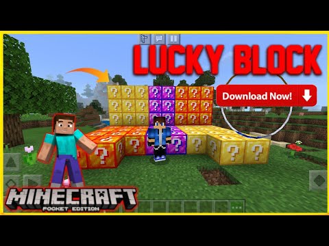 Download Lucky Block mod for MCPE android on PC