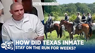 Investigation on how Texas inmate managed to escape and stay on the run for several weeks