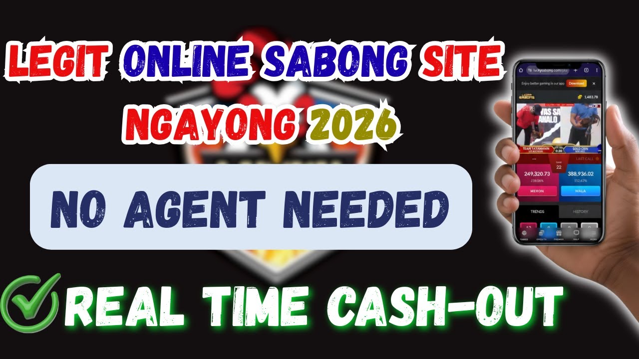 LEGIT ONLINE SABONG SITE NGAYONG 2026 NO AGENT NEEDED | LUCKY SABONG