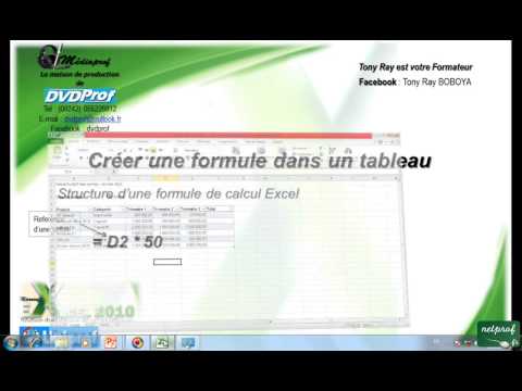Vidéo: Comment Créer Une Formule