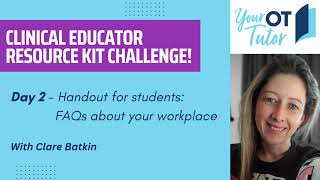 Clinical Educator Resource Kit Challenge - Day 2!