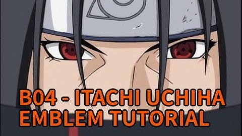Call Of Duty Black Ops 4 - Itachi Uchiha emblem tutorial