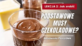 Jak zrobić podstawowe musy czekoladowe? 🍫 Przepisy na wersję z białą i deserową czekoladą! 🤩