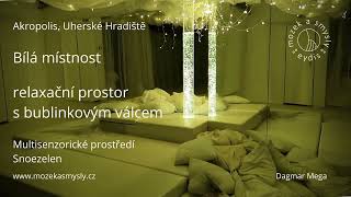 Snoezelen Bila Místnost - Bublinkový Válec Akropolisuh