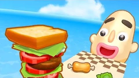 Sandwich Runner - Gameplay walkthrough -  All max Levels (IOS, Android) new big apk update|