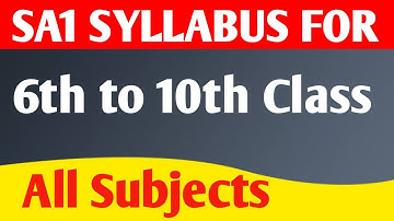 SA1 syllabus 2022-23|Ap sa1 syllabus 2022|ap sa1 timetable|ap sa1 model papers|ap sa1 papers
