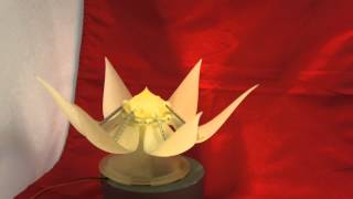 Mechanical flower made with 3D printer