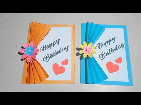 Cara Membuat Kartu Ucapan Selamat Ulang Tahun - YouTube