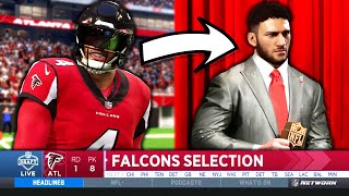 I DRAFTED THE NEXT FRANCHISE QB WITH MY#1 PICK! Falcons Franchise SZN 2